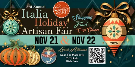 3rd Annual  Italia Holiday Artisan Fair