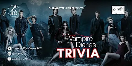 Vampire Diaries Trivia (seasons 1-6) at Cassette
