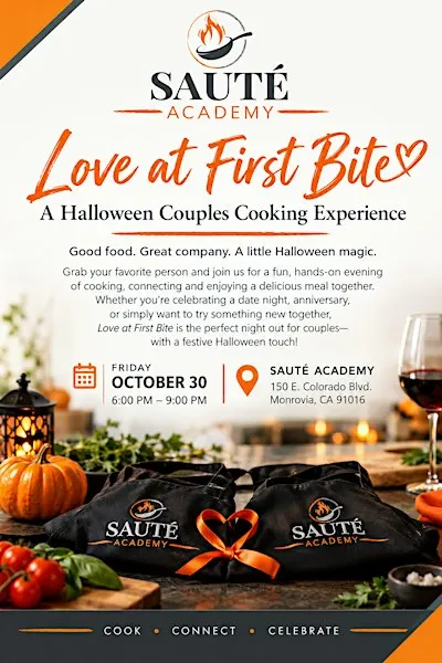 LOVE at First Bite - A Halloween Cooking Experience