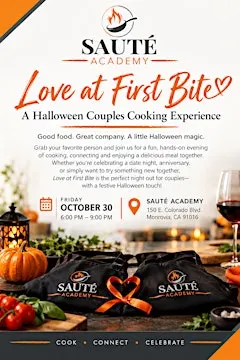 LOVE at First Bite - A Halloween Cooking Experience