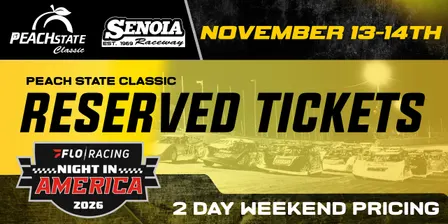 2026 FRI-SAT. RESERVED SEATING - Peach State Classic