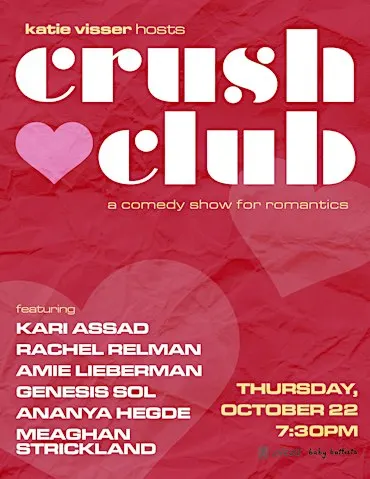 Crush Club • A Comedy Show for Romantics