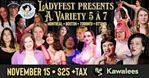 LADYFEST PRESENTS A Variety 5 à 7