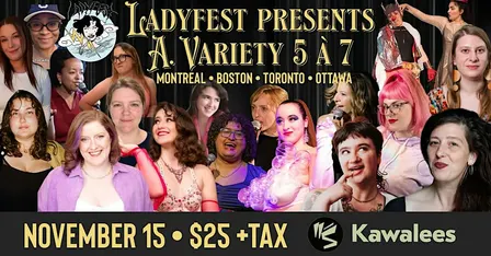 LADYFEST PRESENTS A Variety 5 à 7