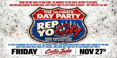 THE ULTIMATE REP YOUR CITY DAY PARTY