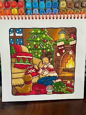 Colour Me Christmas - Sip’N’Scribble