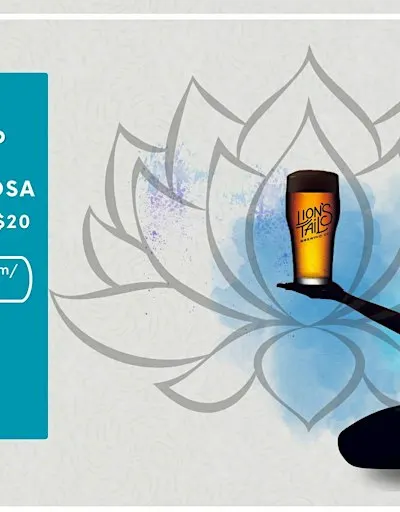 Yoga + Beer at Lion's Tail