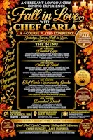 Fall In Love with Chef Carla - A 4-Course Plated Dining Experience