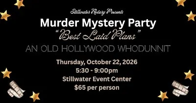 Murder Mystery Party Fundraiser