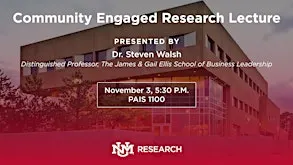 UNM 2026 Community Engaged Research Lectureship (CERL) + PI Reception
