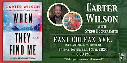 Carter Wilson with Steph Hockersmith Live at Tattered Cover Colfax