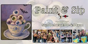Paint & Sip in Eugene, Oregon   “Creepy Tea”