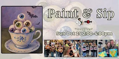 Paint & Sip in Eugene, Oregon   “Creepy Tea”