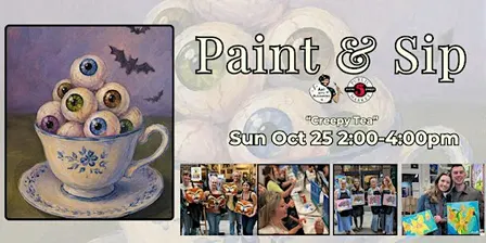 Paint & Sip in Eugene, Oregon “Creepy Tea”