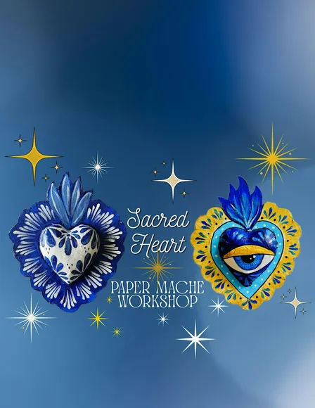 paper mache sacred heart