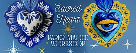 paper mache sacred heart