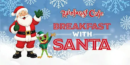Rainforest Cafe Ontario Mills - Breakfast with Santa