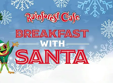 Rainforest Cafe Ontario Mills - Breakfast with Santa
