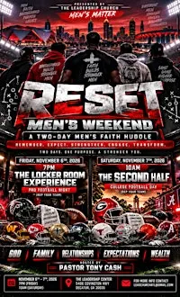 RESET | A TWO-DAY FAITH MEN’S  HUDDLE