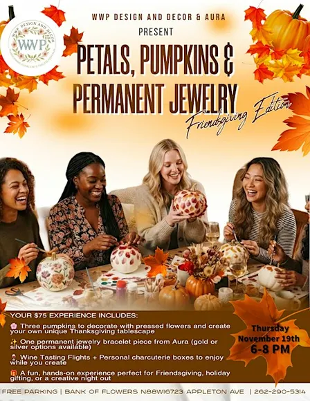 Petals, Pumpkins and Permanent Jewelry
