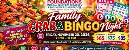 Foundations Family Crab & Bingo Night