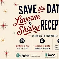 Schmooze in Milwaukee!  IAEE Chapter Reception at Expo! Expo!