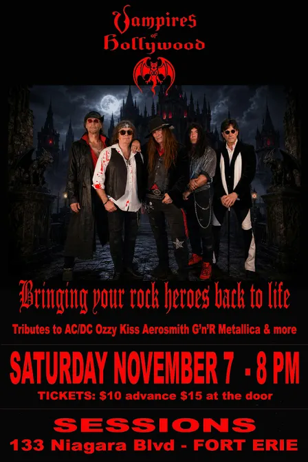 Vampires of Hollywood Nov 7th Sessions on the River