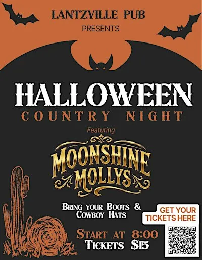 Country Halloween Party with Moonshine Mollys