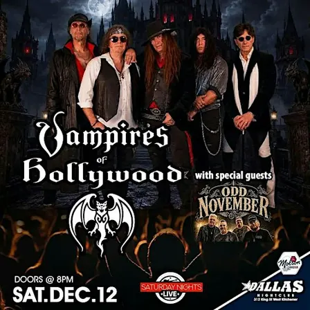 Vampires of Hollywood @ Dallas Night club in Kitchener