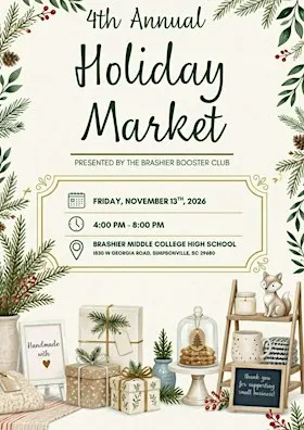 Brashier Booster Club 4th Annual Holiday Market