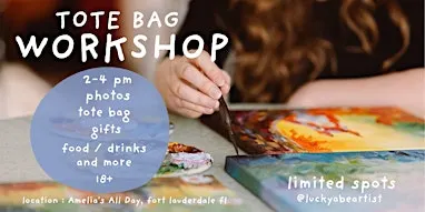 PAINT YOUR OWN TOTE BAG (workshop)