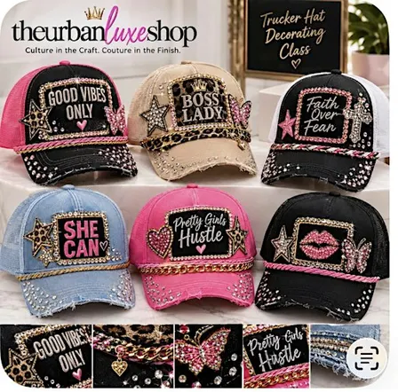 Trucker Hat Decoration Class