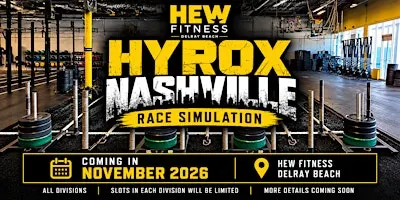 HYROX Nashville Race Simulation