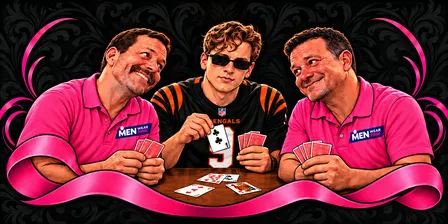 TURNING TRICKS:  Men Wear Pink Euchre Tournament & Bengals Watch Party