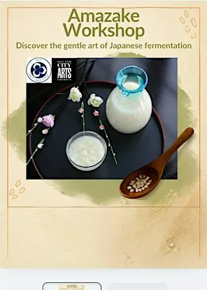 Japanese Sweet Drink "Amazake" Workshop