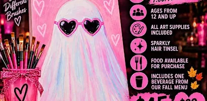 Halloween sip& paint