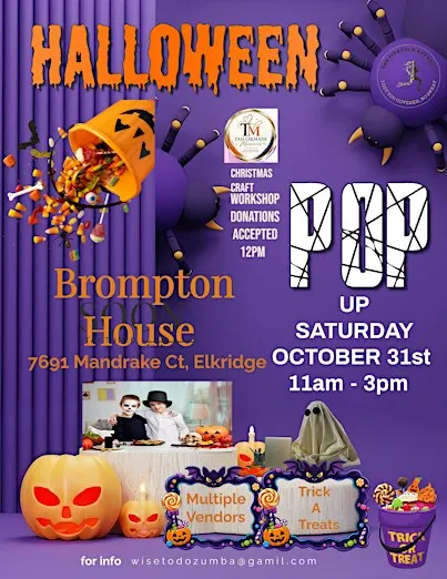 Halloween Trick A Treat and Christmas Door Decor Workshop & Pop-Up