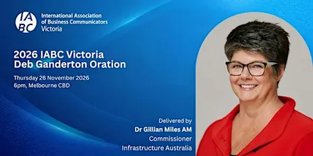 2026 IABC Victoria Deb Ganderton Oration