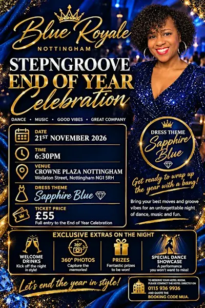 Blue Royale Nottingham StepnGroove End of Year Celebration