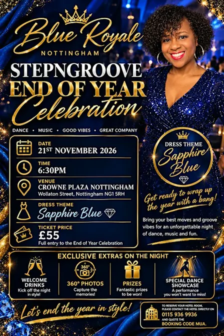 Blue Royale Nottingham StepnGroove End of Year Celebration