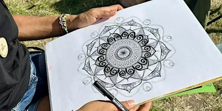 Mandala drawing workshop: The Imperfect Mandala