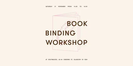 Bookbinding Workshop: Embroidered Notebook