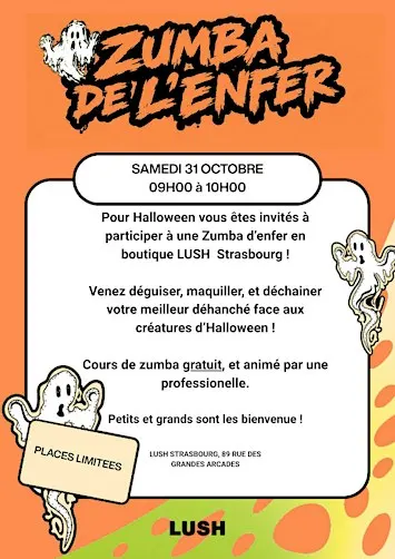 Cours de Zumba gratuit - HALLOWEEN