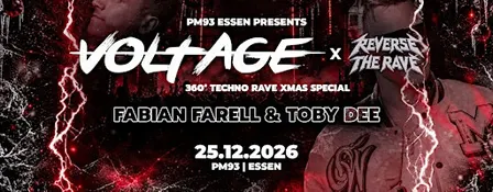 VOLTAGE ROOM | 360 GRAD TECHNO RAVE XMAS SPECIAL - PM93, ESSEN ⚡