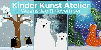 Kinder Kunst Atelier – Mijn betoverende winterdier ❄️
