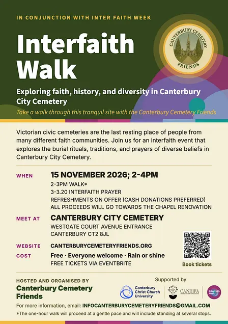 Interfaith Walk - 15 November 2026, 2-4pm