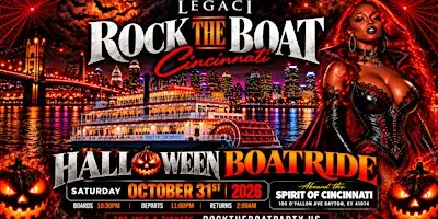 ROCK THE BOAT CINCINNATI ANNUAL HALLOWEEN BOAT RIDE 2026