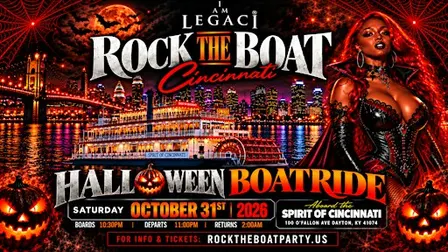 ROCK THE BOAT CINCINNATI ANNUAL HALLOWEEN BOAT RIDE 2026