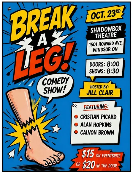 Break a Leg! Comedy Show!