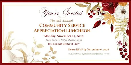 Community Service Appreciation Luncheon